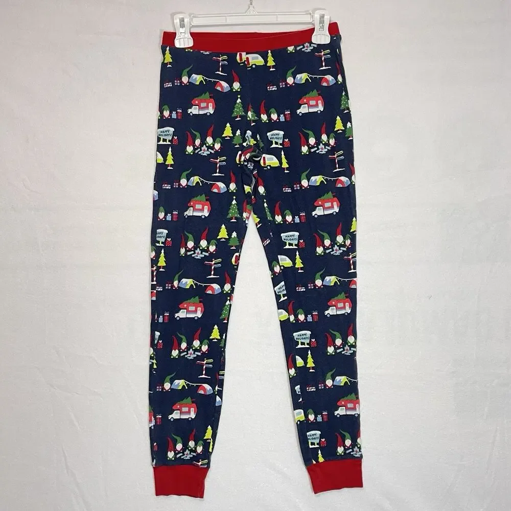 Wondershop Winter Holiday 2 Piece Pajama Set Womens Small Knit Christmas Gnomes